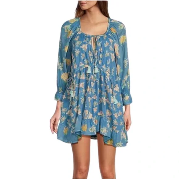 floral dress free people Free People Womens She's A Waterfall Maxi Dress, Size 12 – Vanessa Jane